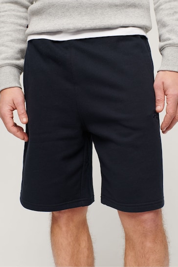 Superdry Blue Essential Logo Jersey Shorts