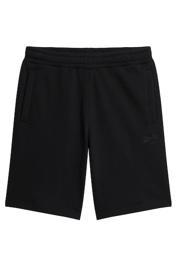 Superdry Black Essential Logo Jersey Shorts