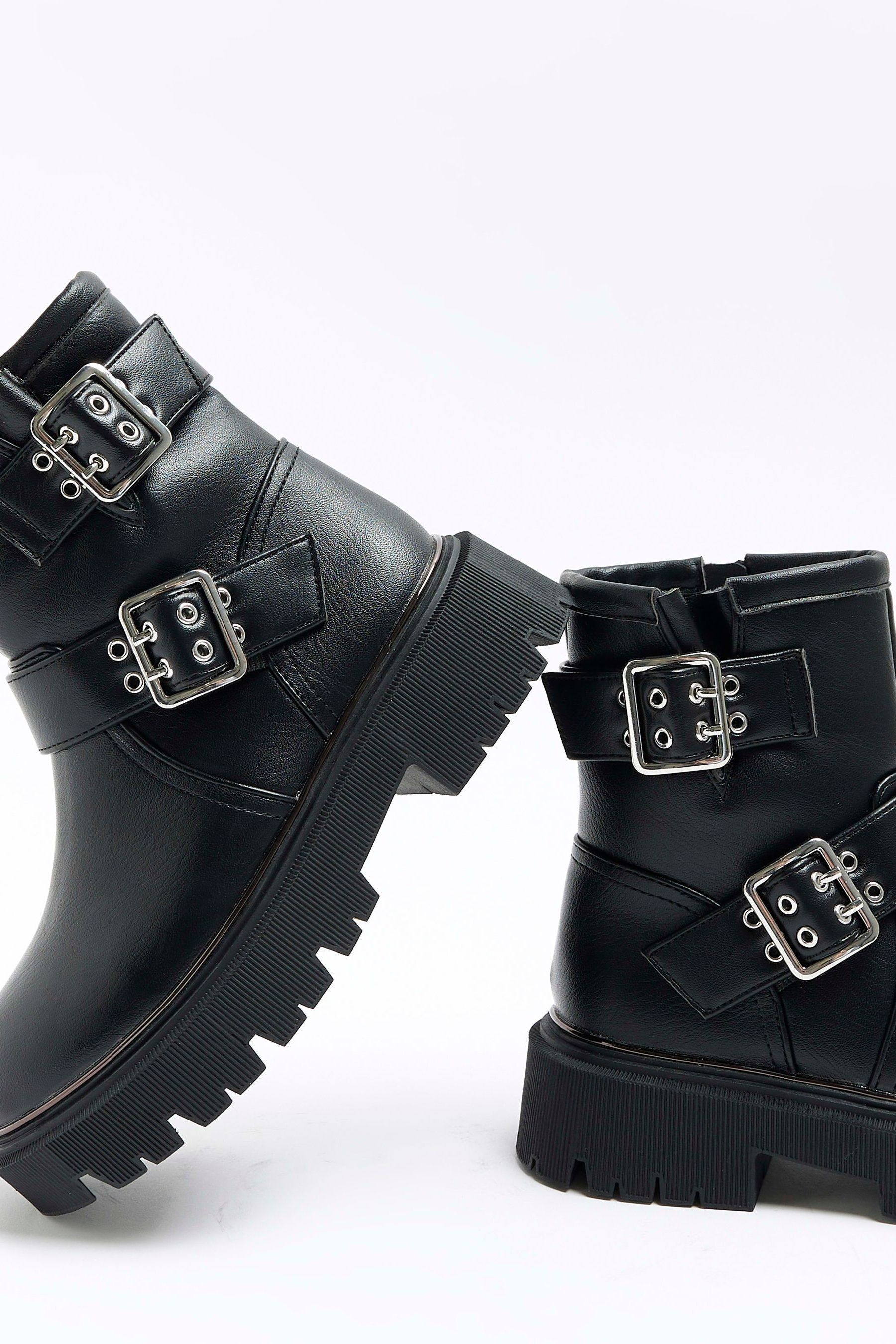 Girls biker boots on sale