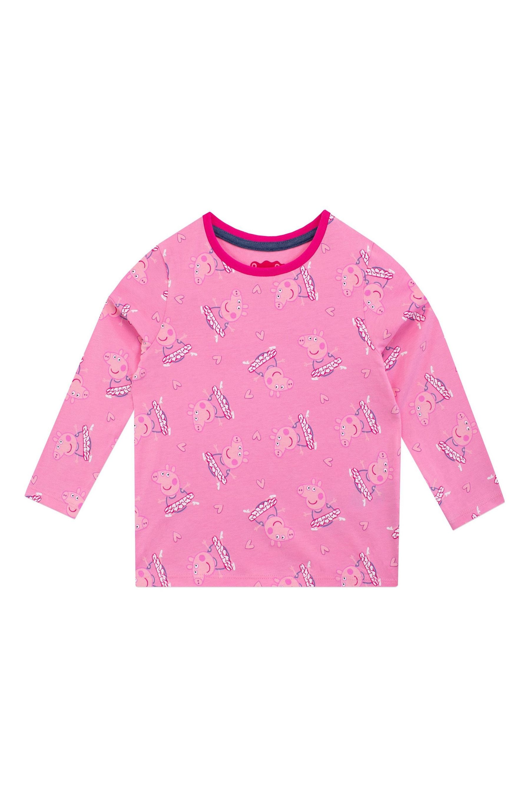 Buy Character Pink Peppa Pig Pinafore Dress and Long Sleeve Aop