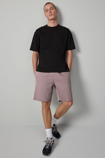 Purple Soft Fabric Jersey Shorts