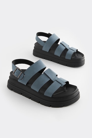Blue Regular/Wide Fit Chunky Sandals