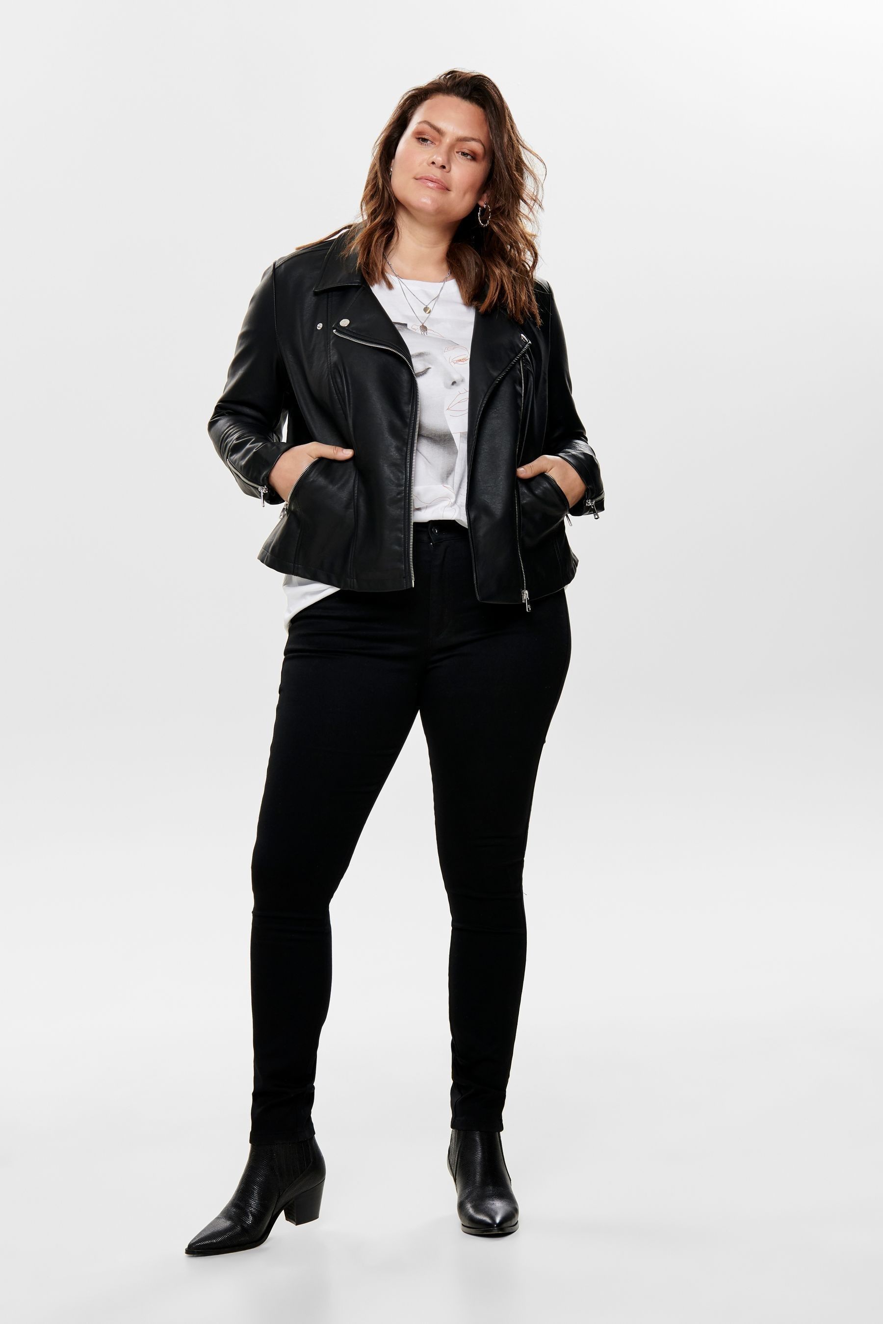 Curve biker jacket sale