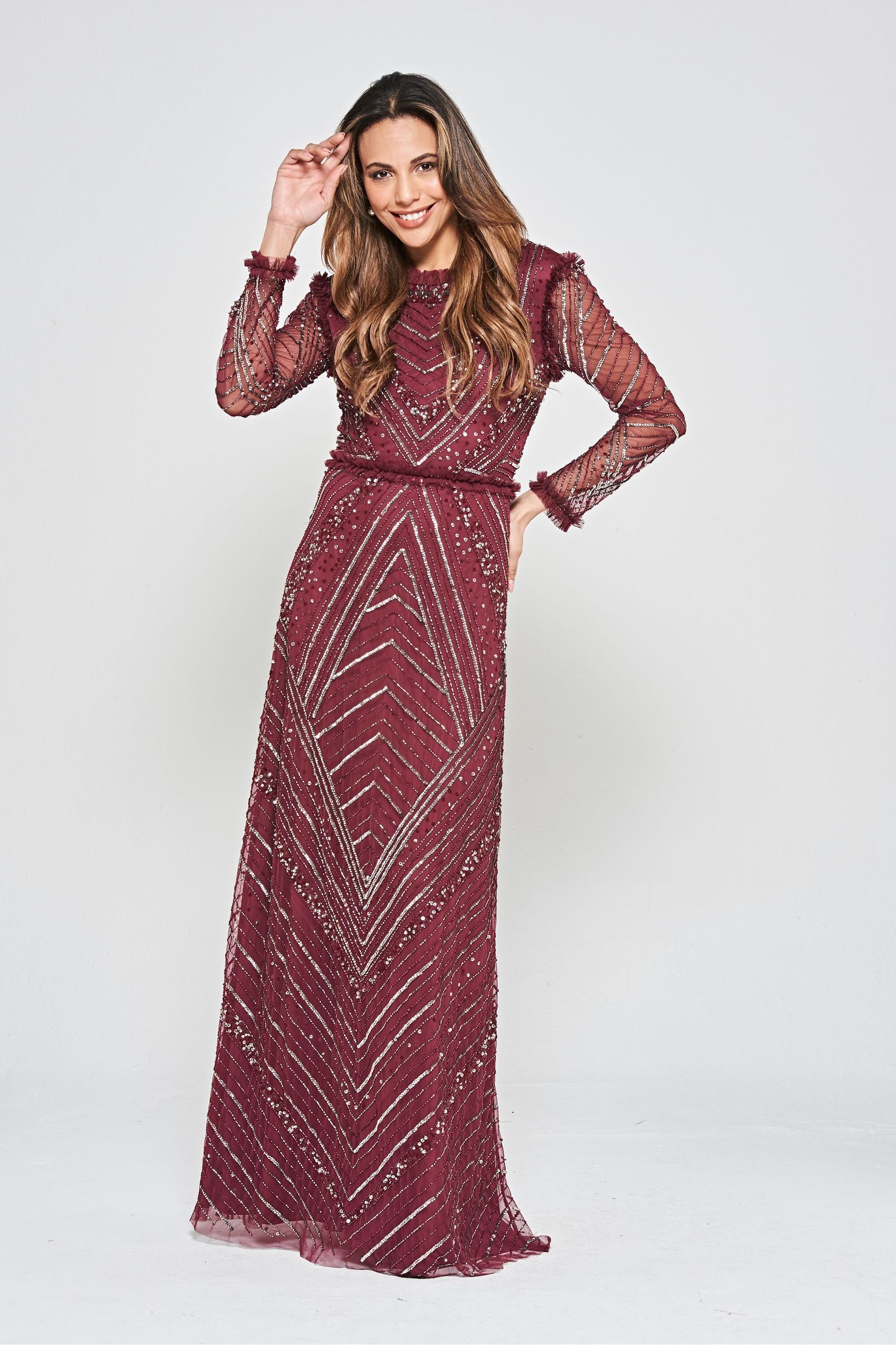 Rose outlet red dress