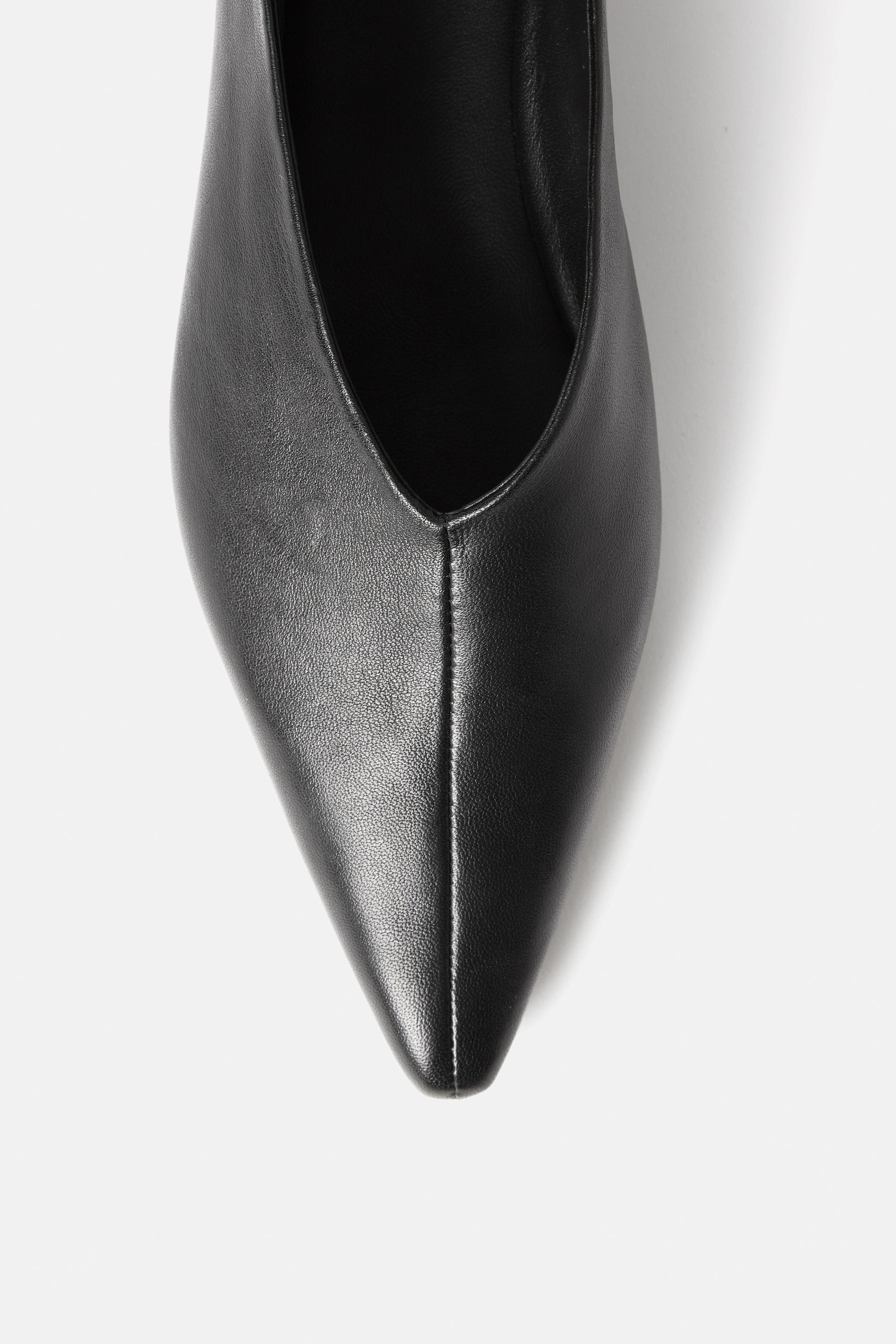 Buy Jigsaw Linnie Flat Pointed Black Ballerina from the Next UK