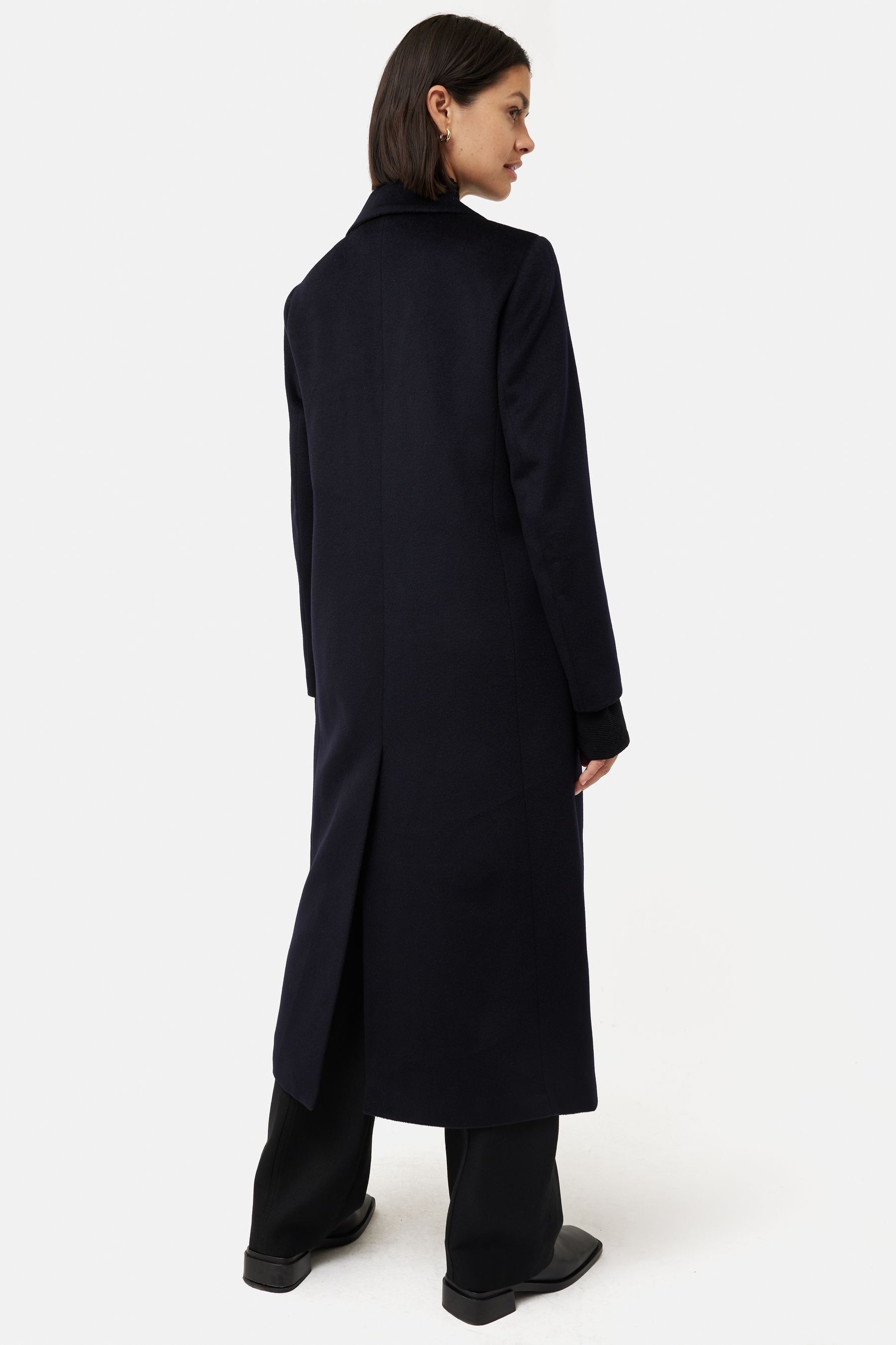 Buy Jigsaw Blue Wool Maxi City Coat from the Next UK online shop