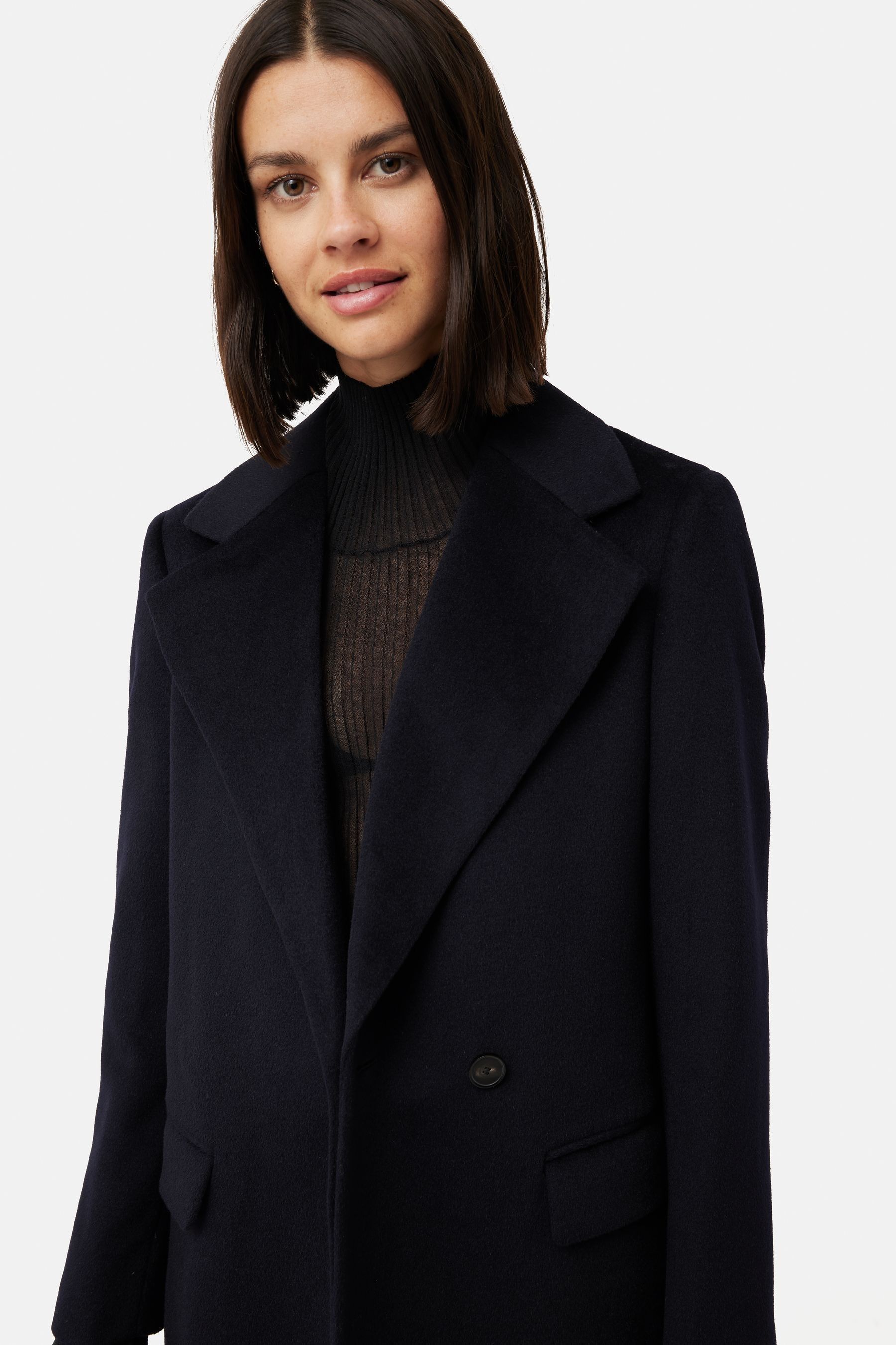 Jigsaw city coat discount black