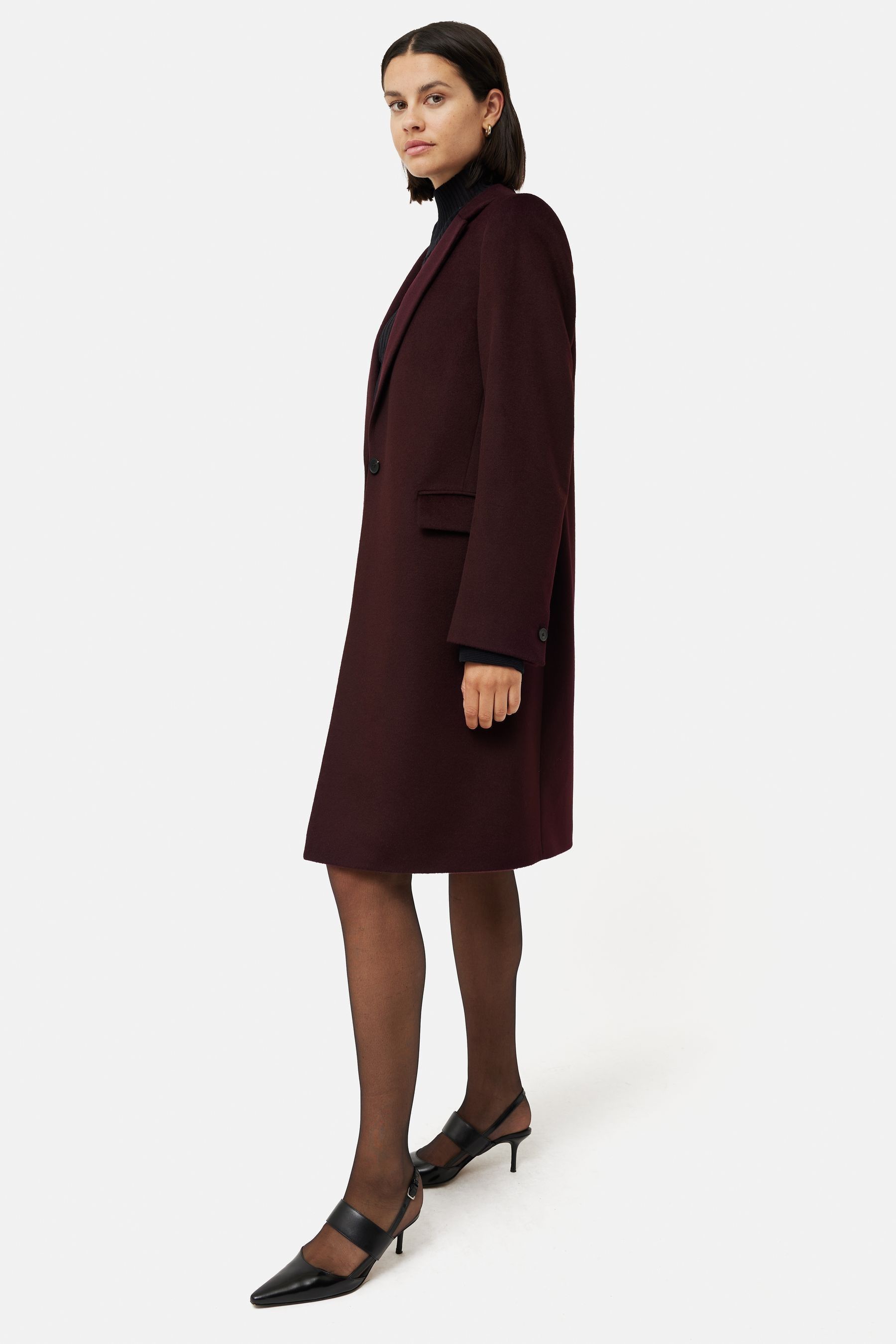 Wool outlet city coat