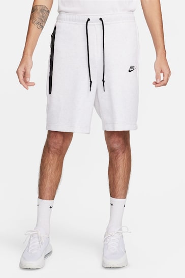 Nike Light Grey Tech Fleece Shorts