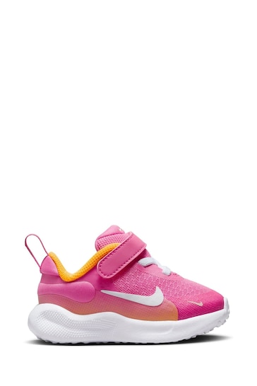 Nike Coral Pink Infant Revolution 7 Trainers