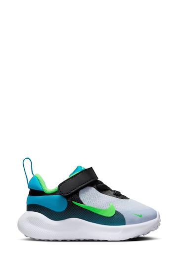 Nike Blue/Green Infant Revolution 7 Trainers