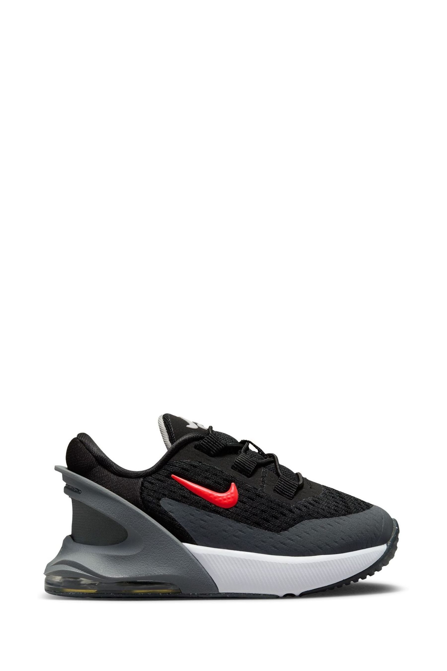 Black and red nike 270 top