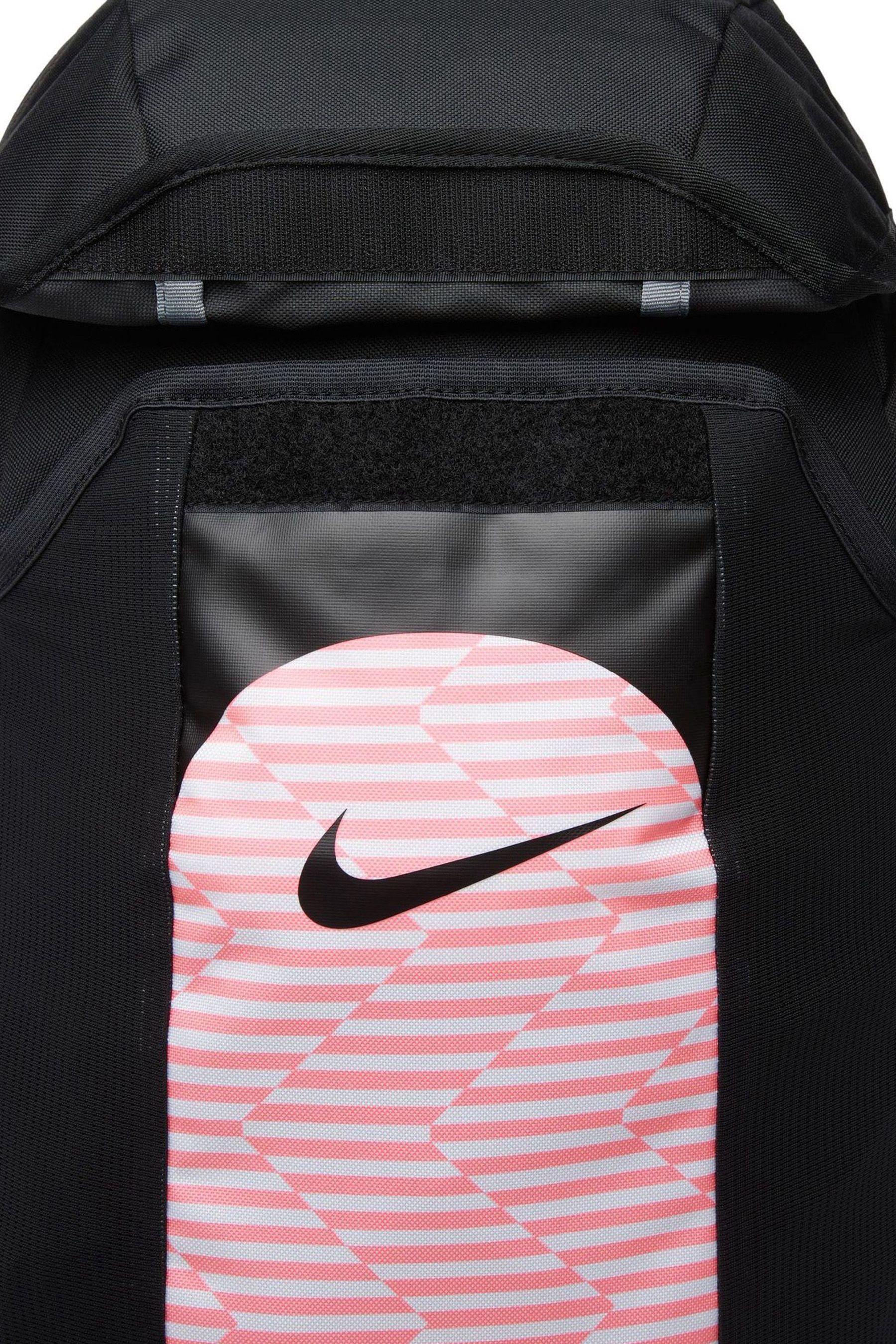 Black and pink nike backpack best sale