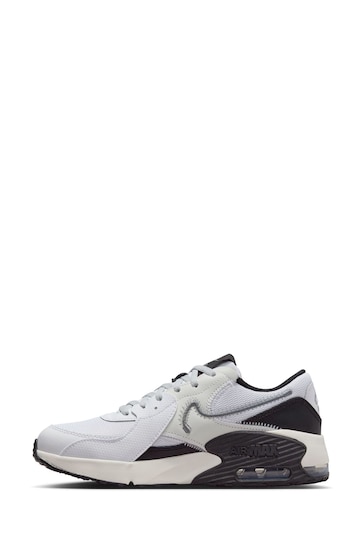Nike White/Grey Air Max Excee Youth Trainers