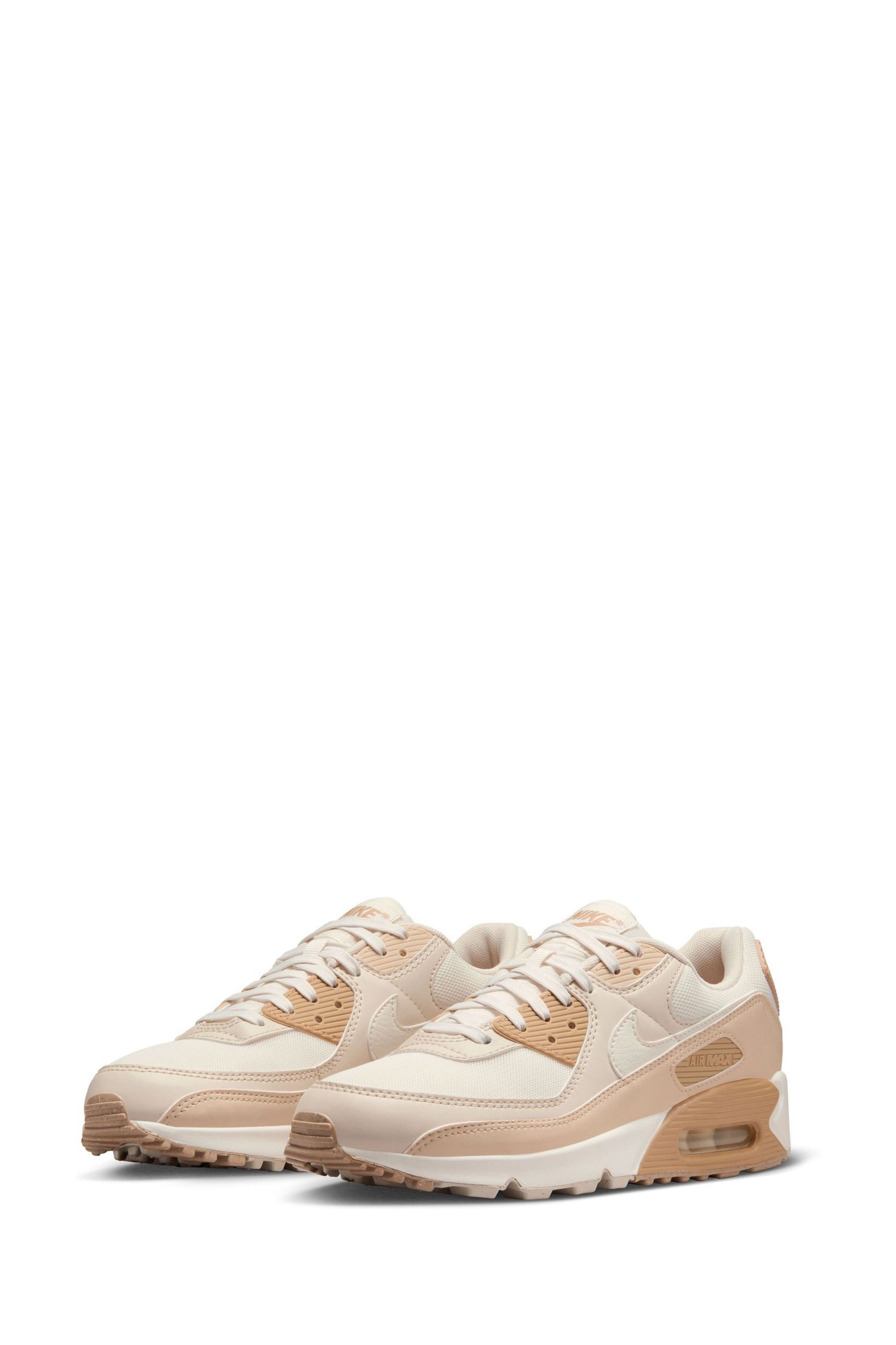 Beige nike trainers womens top