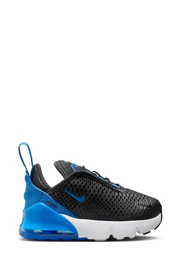 Nike Black/Blue Infant Air Max 270 Trainers