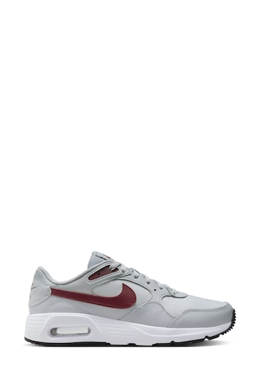 Nike Grey/Red Air Max SC Trainers
