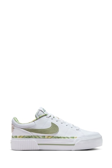 Nike White Court Legacy Lift Trainers