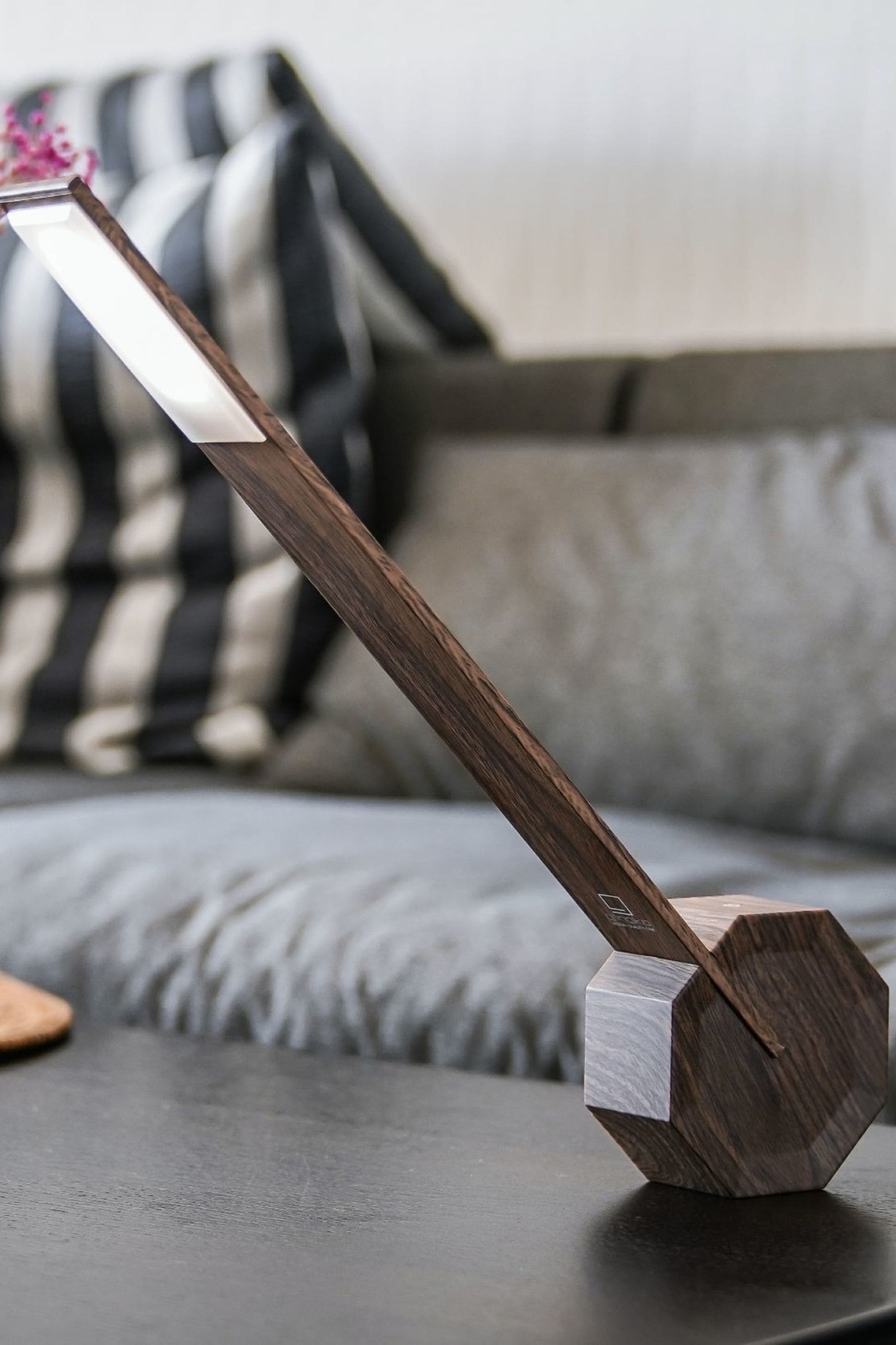 Buy Gingko Walnut Octagon One Desk Lamp from the Next UK online shop
