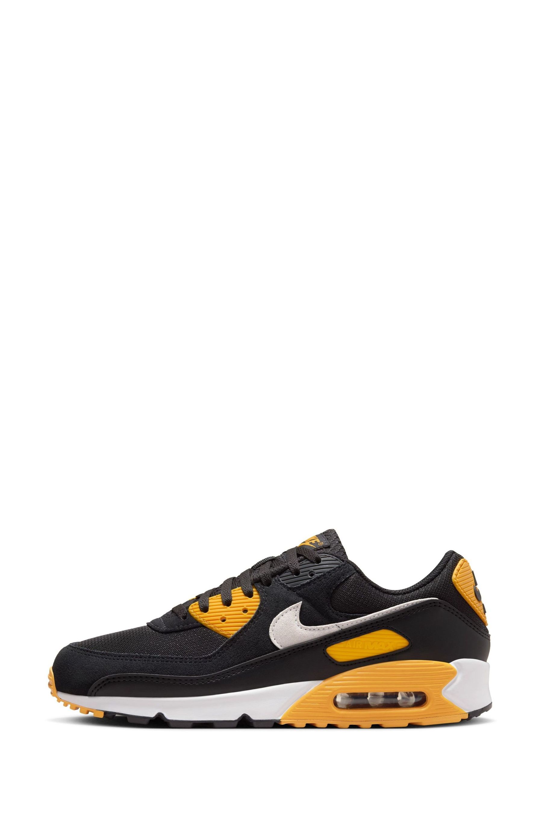 Buy Nike Yellow Black Air Max 90 Trainers from the Next UK online shop