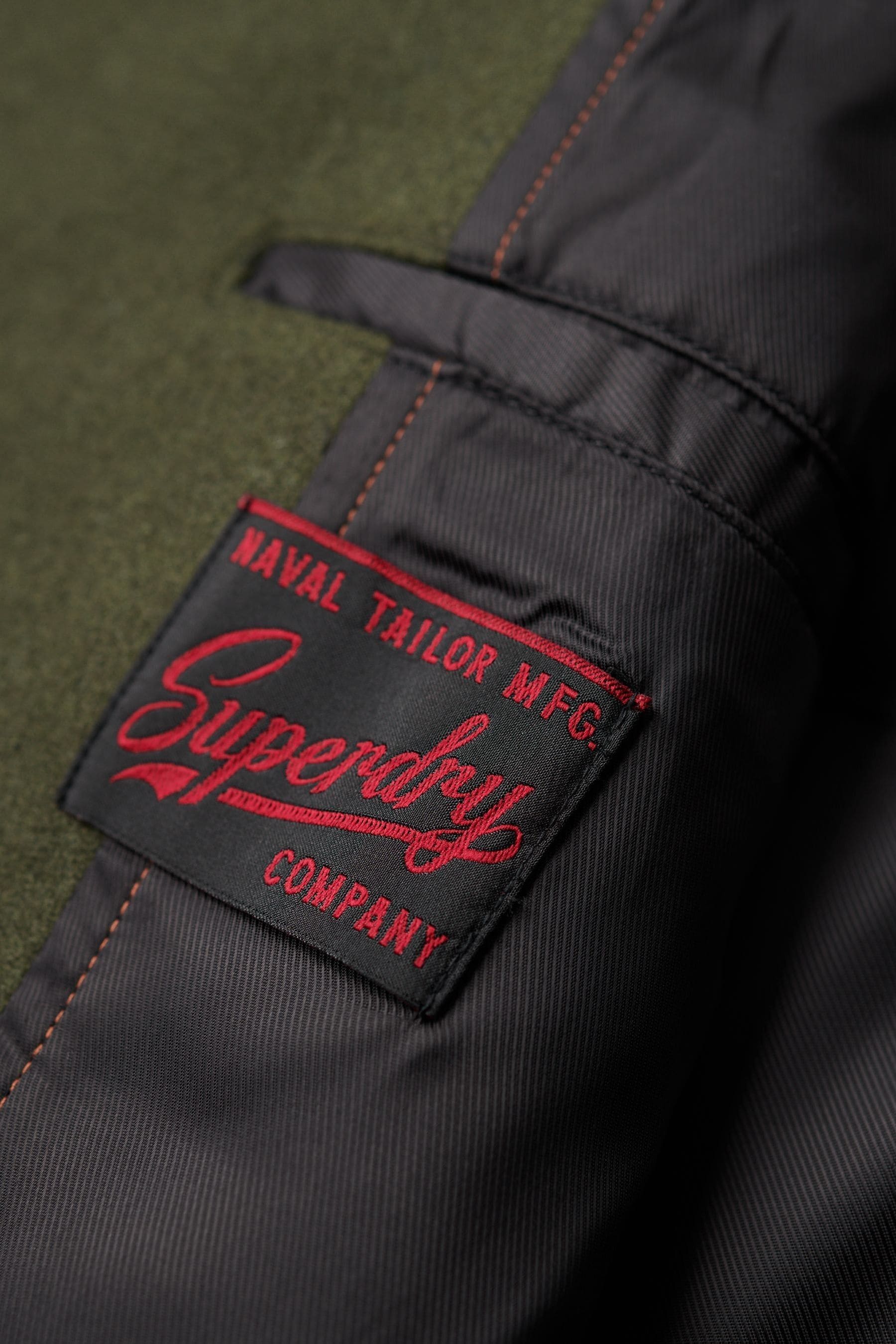 Green wool deals pea coat