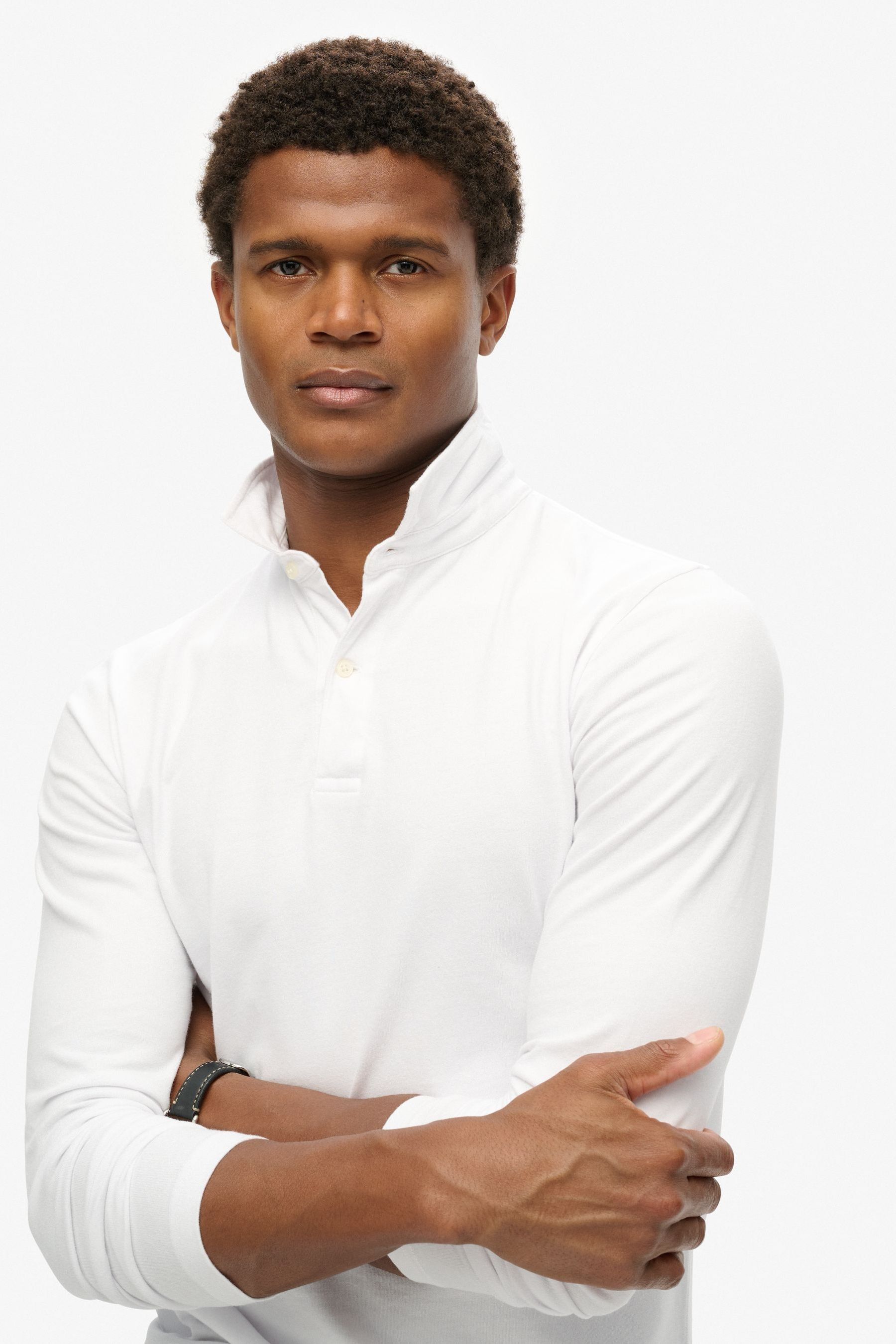 Superdry white new arrivals polo shirt