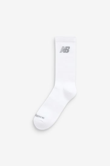 New Balance White of Crew Socks 10 Pack