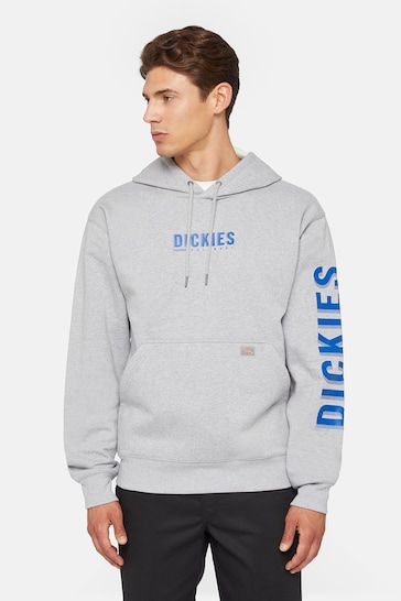 Dickies Grey Graphic Pullover Fleece Hoodie