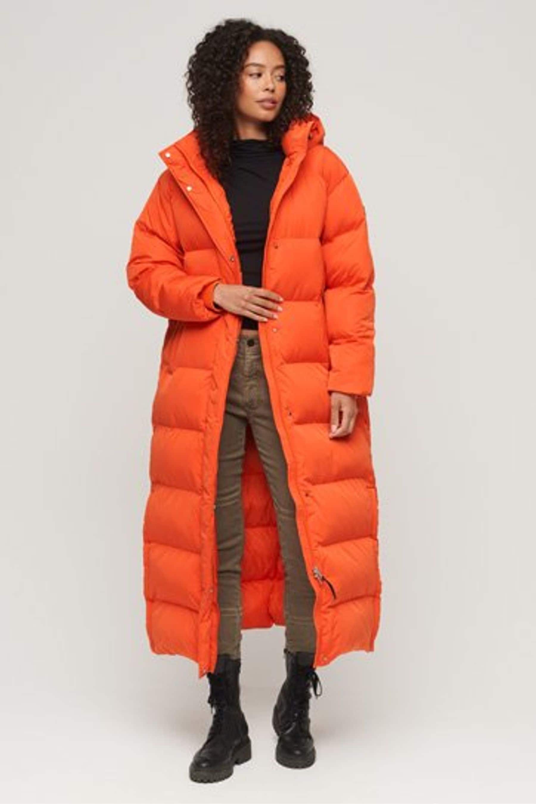 Long shop orange jacket