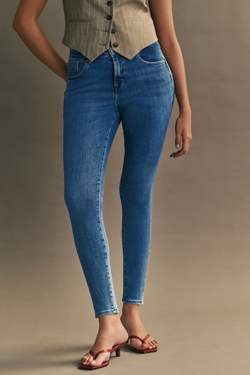 ONLY Blue Power Push Up Extra Jeans