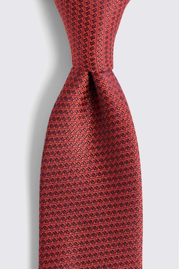 MOSS Olive Textured Tie