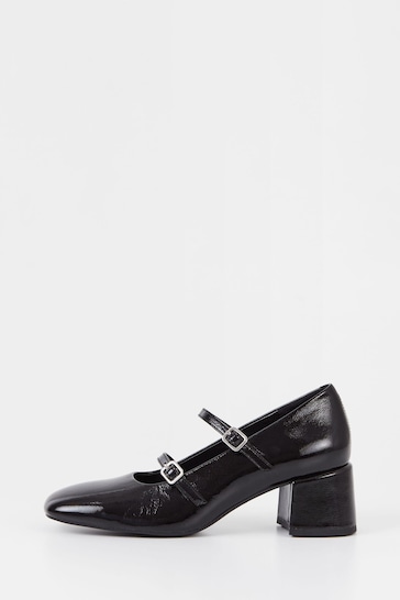 Vagabond Shoemakers Adison Double Strap Mary Jane Black Shoes