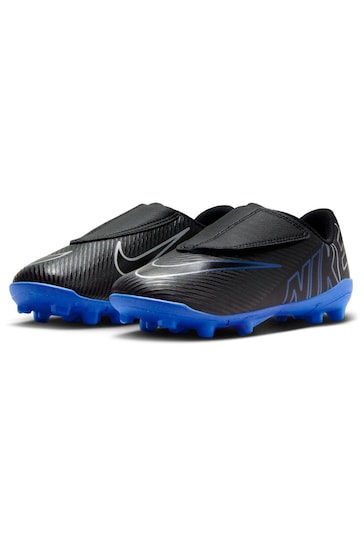 Nike Blue/Black Kids Junior Mercurial Vapor 15 Club Little Multi Ground Low Top Football Boots