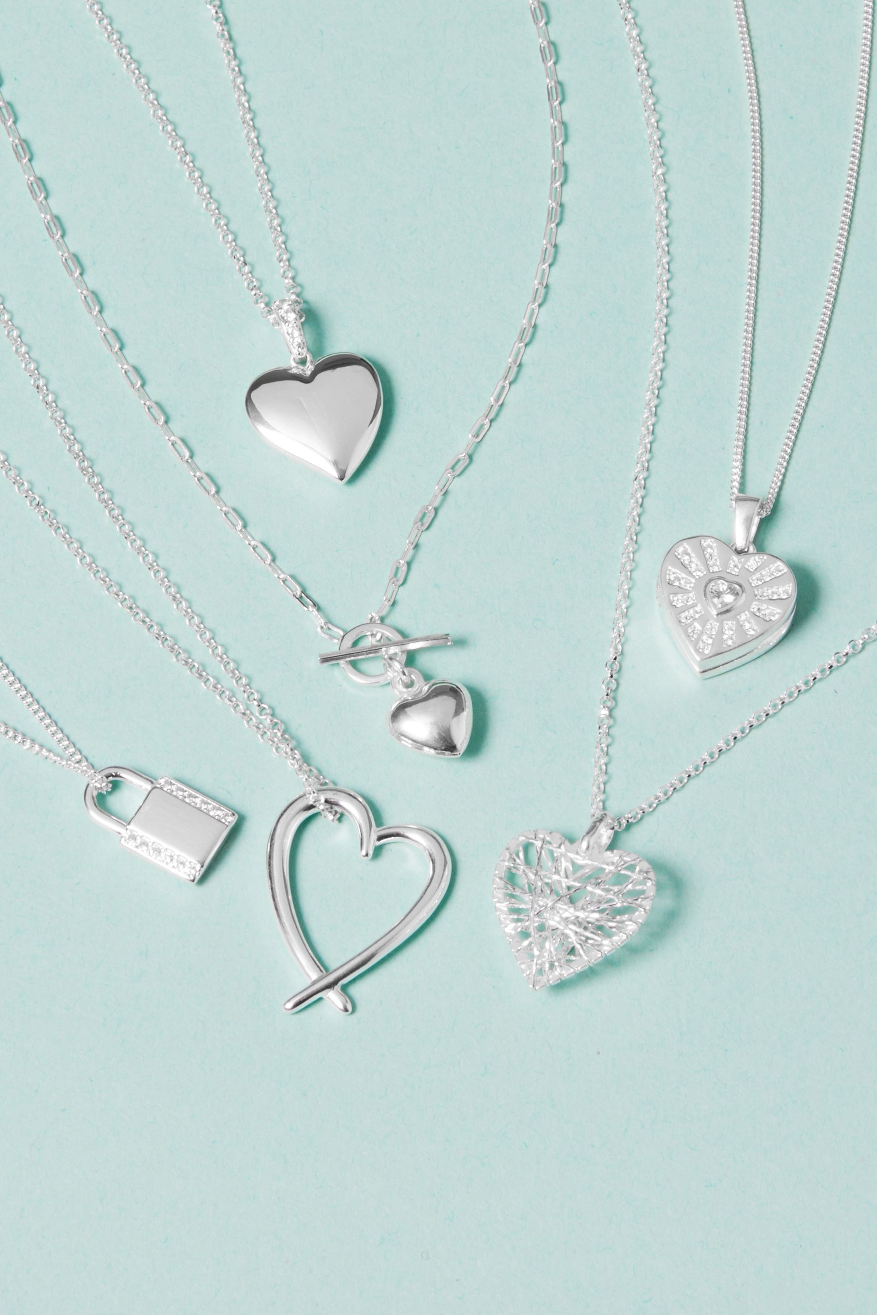 925 silver heart 2024 pendant