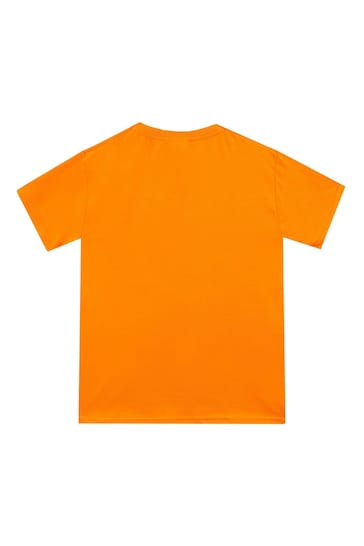 Character Orange Disney Lilo & Stitch Happy Halloween Pumpkin T-Shirt