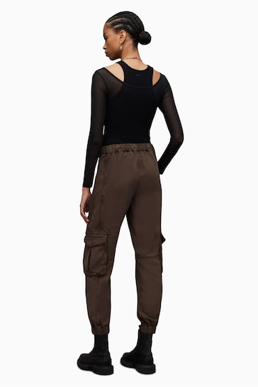 AllSaints Brown TENCEL™ Frieda Trousers