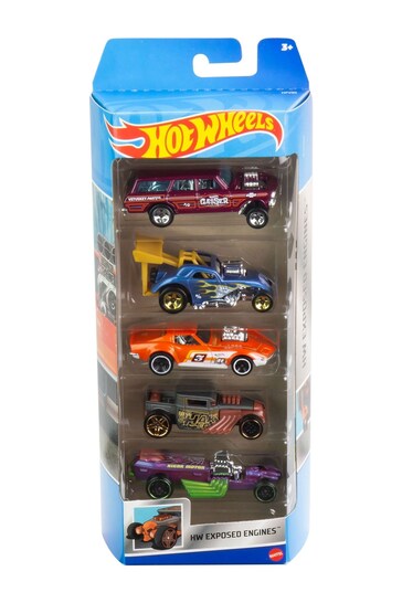 Hot Wheels 5 Toy Car Gift Set