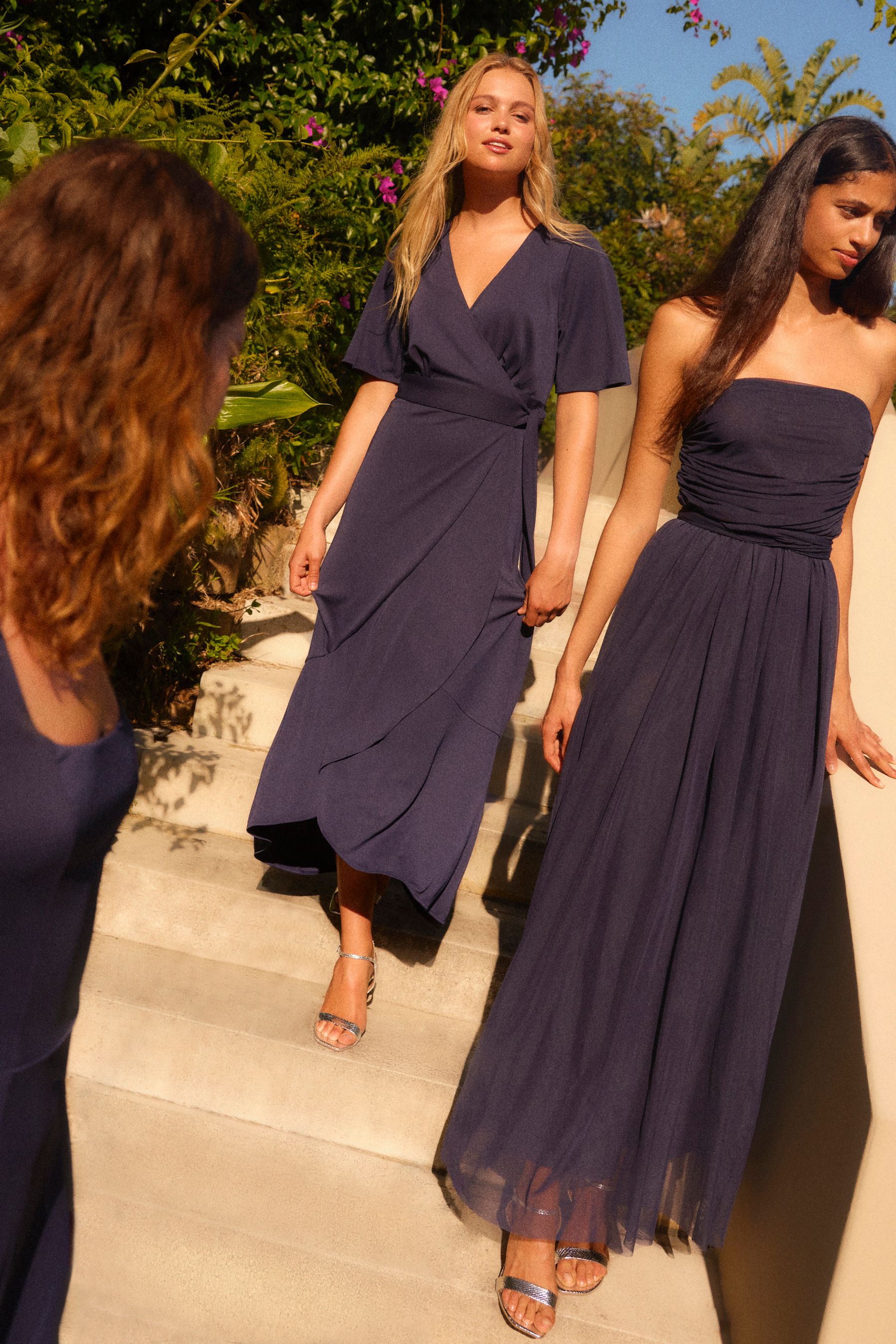 Blue multiway maxi dress shop