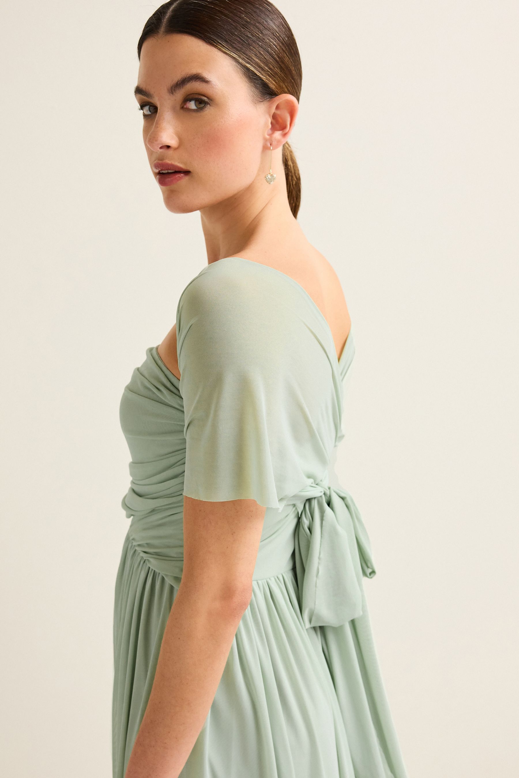 Light sage sales dress