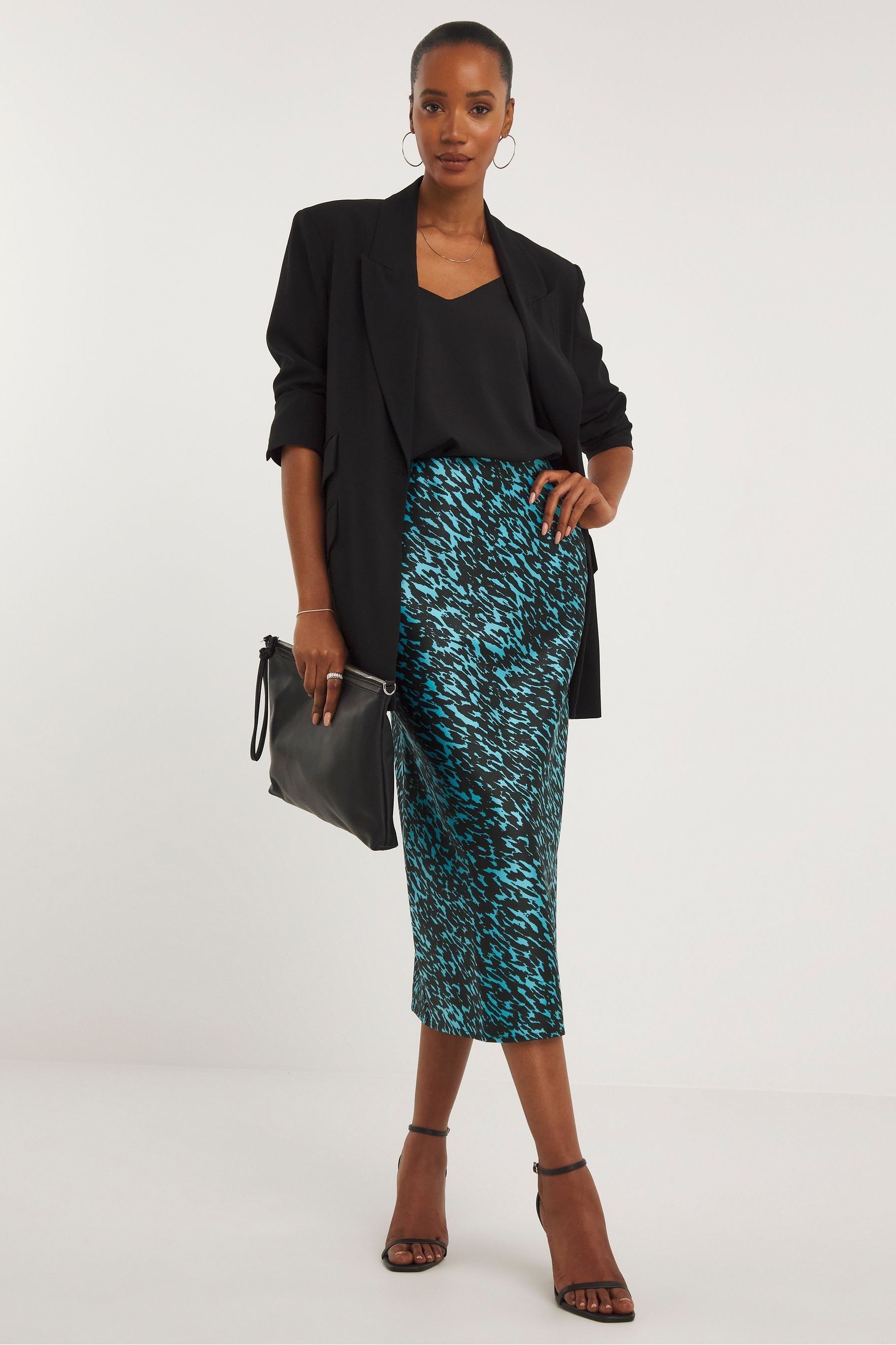 Jd williams zebra hot sale print skirt