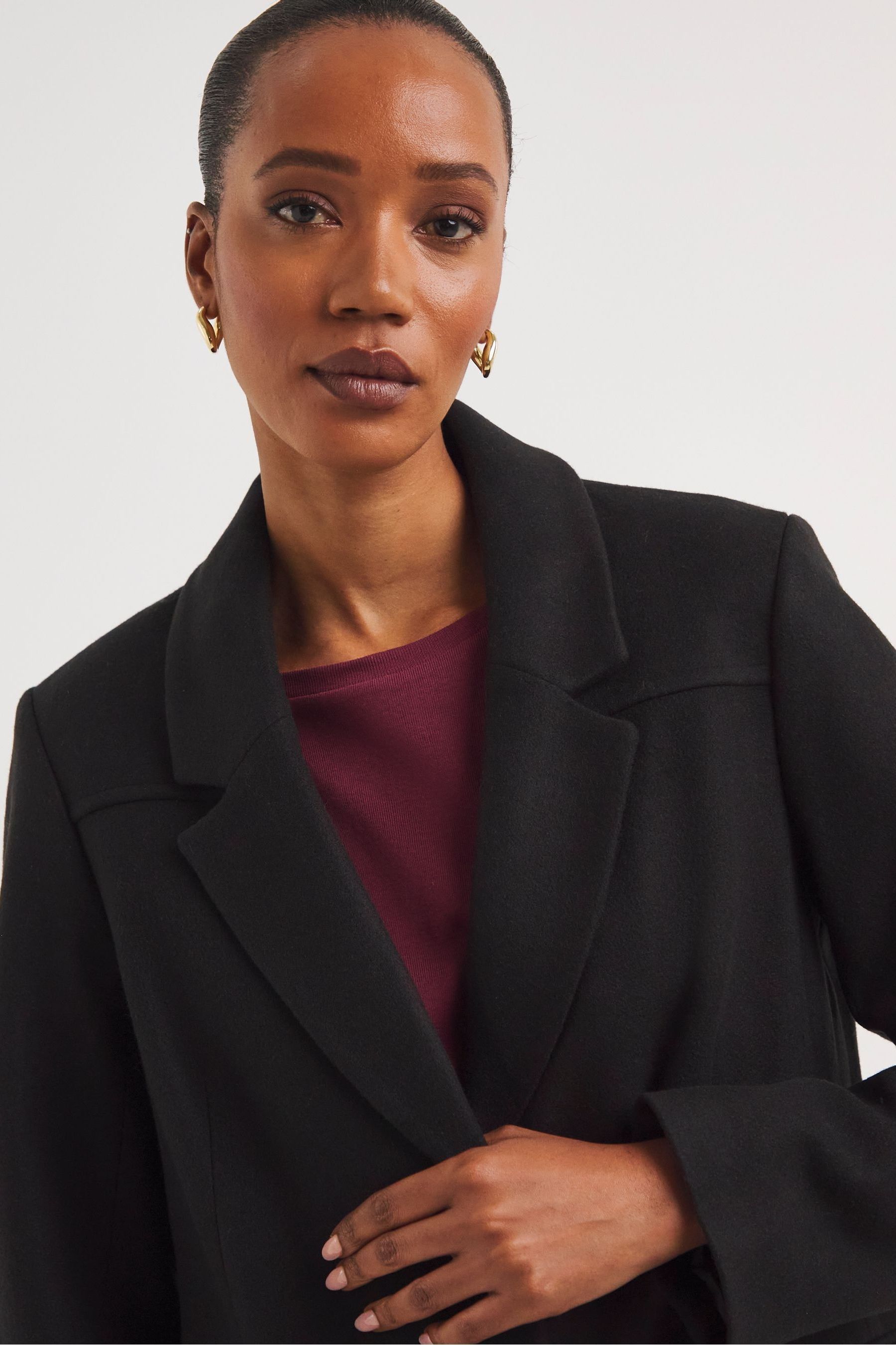 Black coat store jd