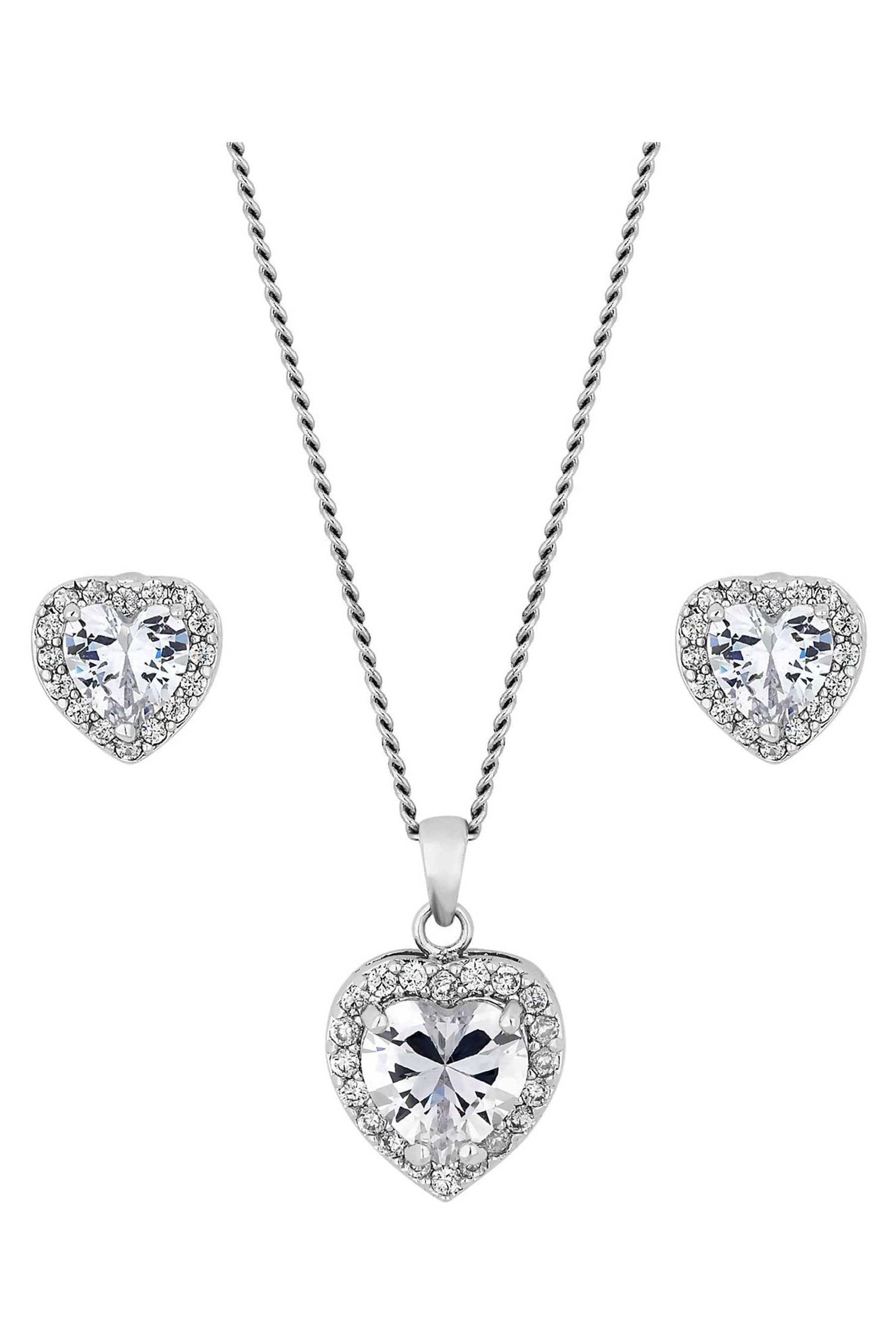 Jon richard 2024 heart necklace