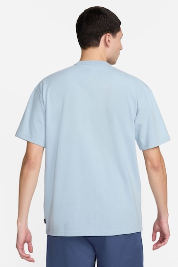 Nike Light Blue Denim Dri-FIT Sportswear Premium Essentials T-Shirt