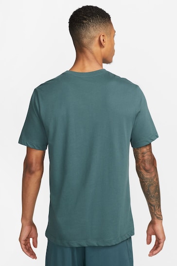 Nike Green/Blue Dri-FIT Training T-Shirt