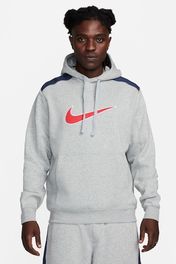Nike Grey Fleece Hoodie