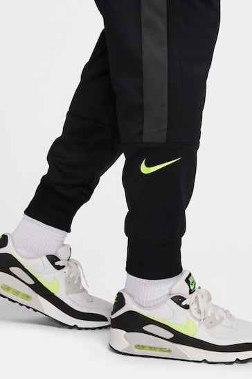Nike Black/Grey Air Fleece Joggers