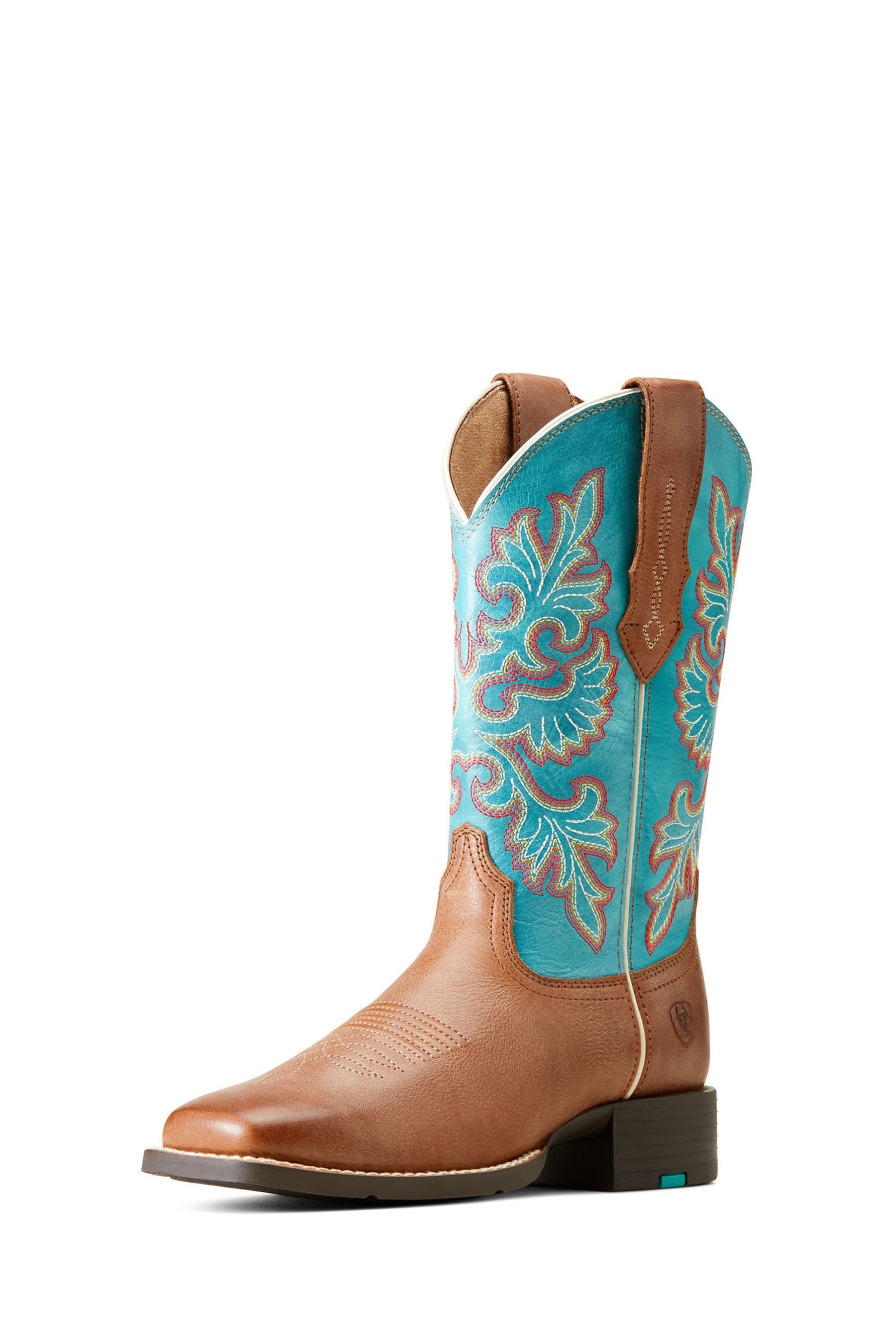 Ariat round up discount square toe boots