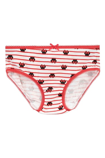 Character Red Minnie Mouse Underwears 5 Pack
