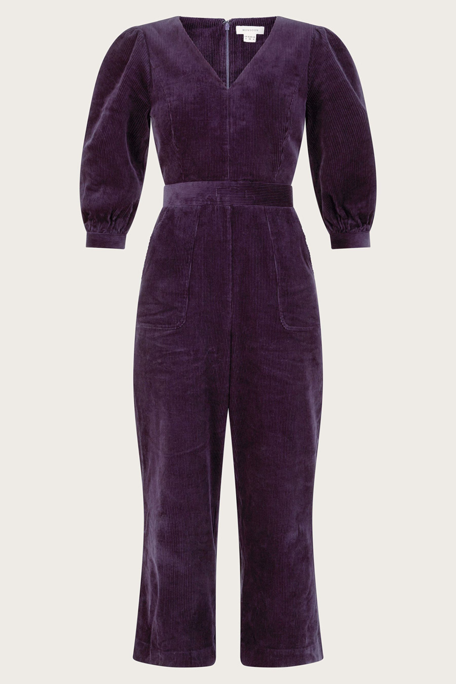 Purple jumpsuit store
