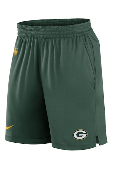 Fanatics Green NFL Bay Packers Dri-FIT Knit Shorts